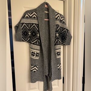 Old Navy Fair Isle Tie-Waist Cardigan - Xs